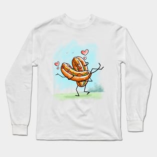 Chicago style hot dog Long Sleeve T-Shirt